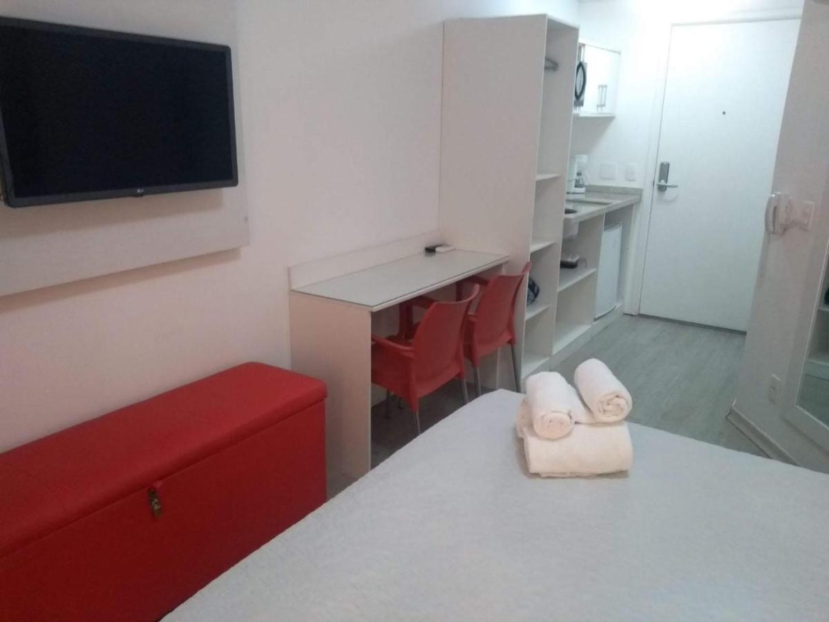 Studio Aconchego, Proximo A Rua Da Consolacao, Aos Metros Republica E Anhangabau, Com Ar Condicionado, Piscina, Academia, Wifi E Varanda Sao Paulo Bagian luar foto