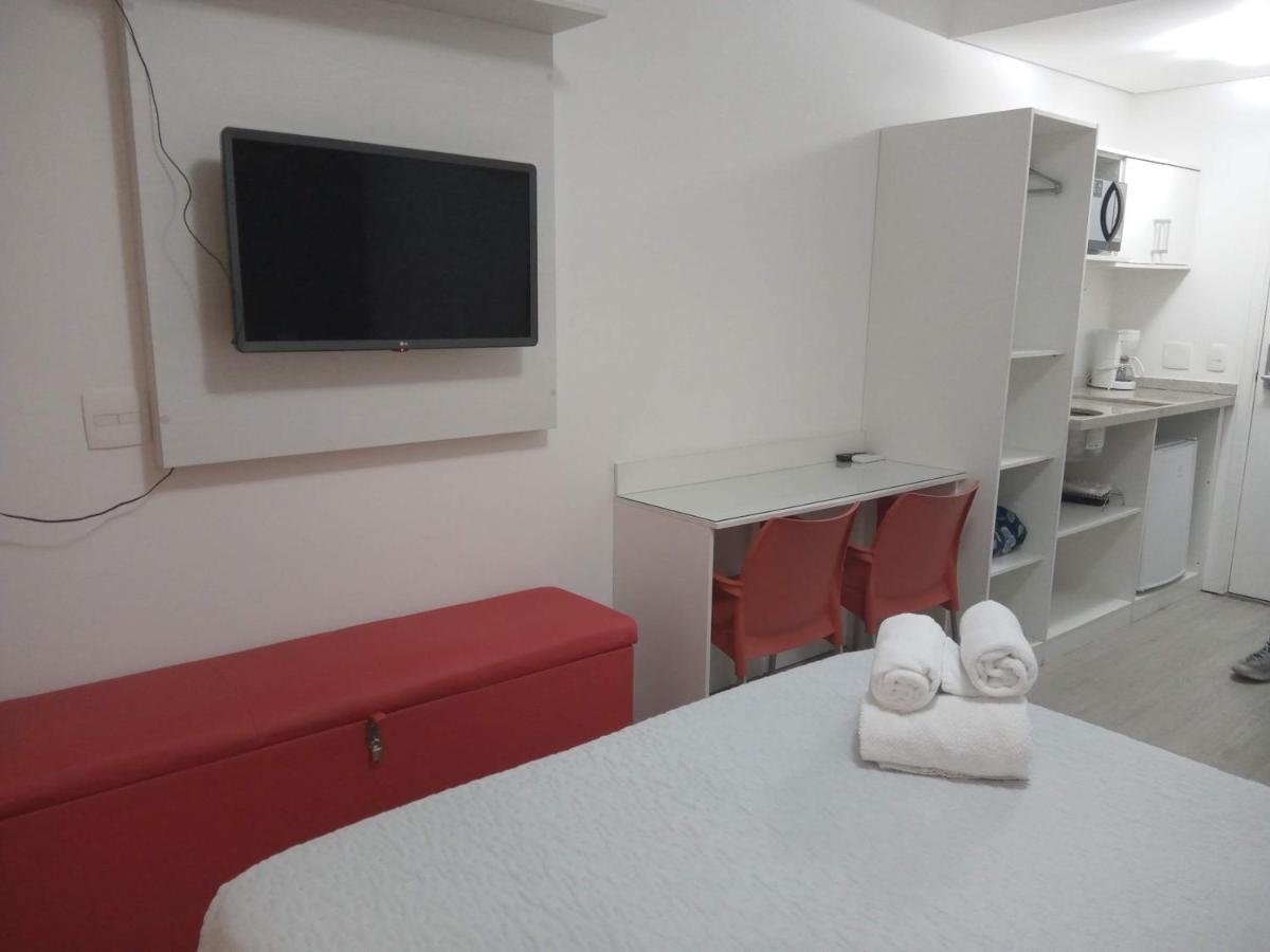 Studio Aconchego, Proximo A Rua Da Consolacao, Aos Metros Republica E Anhangabau, Com Ar Condicionado, Piscina, Academia, Wifi E Varanda Sao Paulo Bagian luar foto
